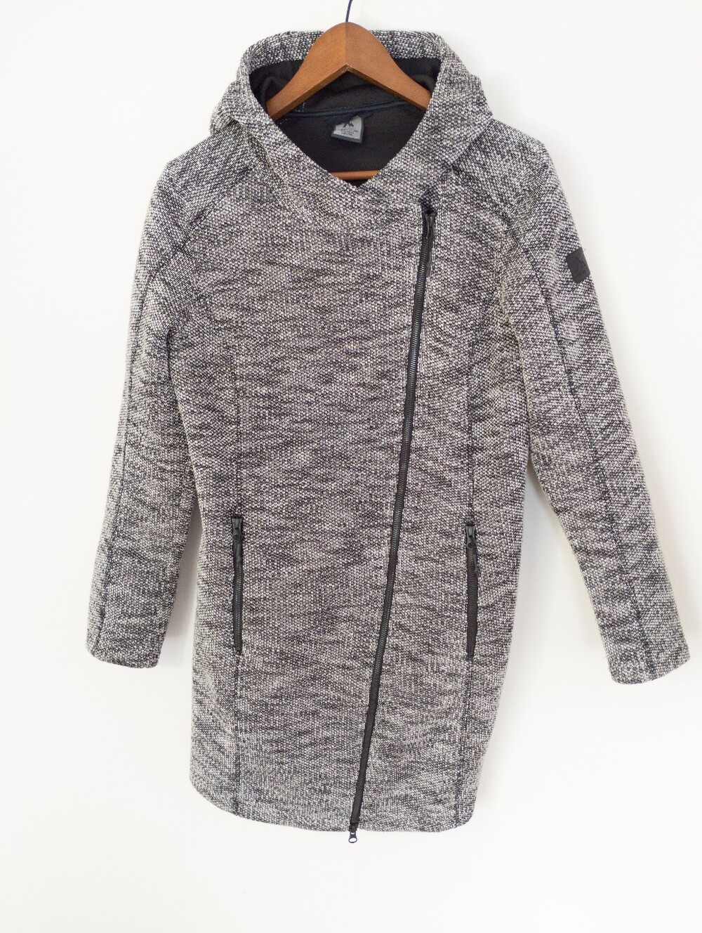 McKinley Valetta Hooded Jacket Asymmetrical Zip Hooded Jacket Size Medium